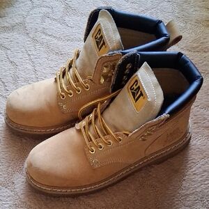 Caterpillar Leather Lace-Up Boots